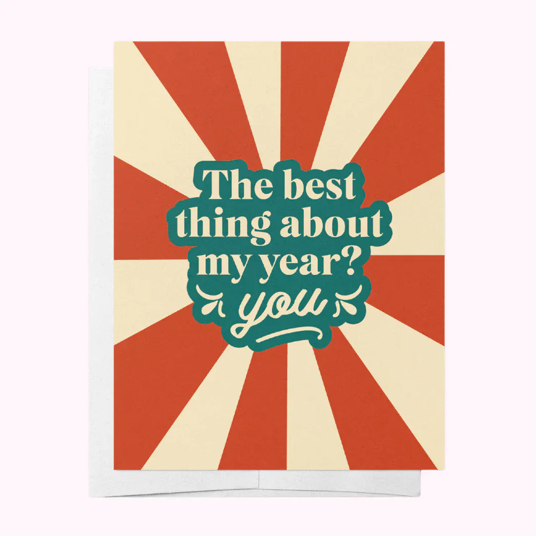 Bad on Paper The Best Thing About My Year? Greeting Card The Best Thing About My Year? Greeting Card Splash Swimwear Accessories CGC013