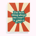Bad on Paper The Best Thing About My Year? Greeting Card The Best Thing About My Year? Greeting Card Splash Swimwear Accessories CGC013