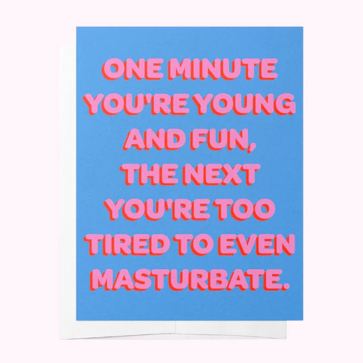 Bad on Paper Too Old To Masturbate Greeting Card BDGC005 Splash Swimwear 1000019564