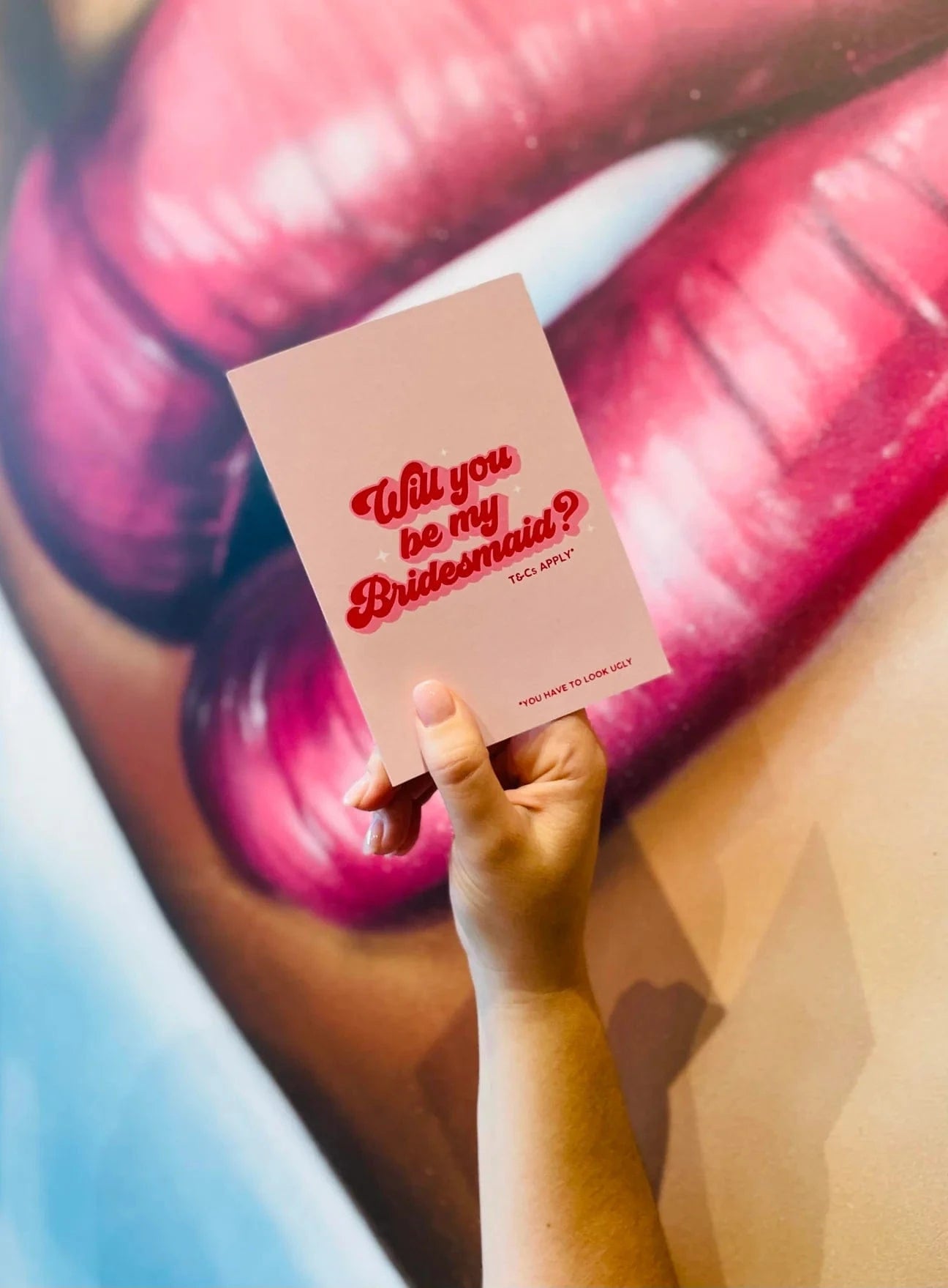 Bad on Paper Will you be by bridesmaid? - Pink Bridal Shower Will you be by bridesmaid? - Pink Bridal Shower Splash Swimwear Accessories BPGC004