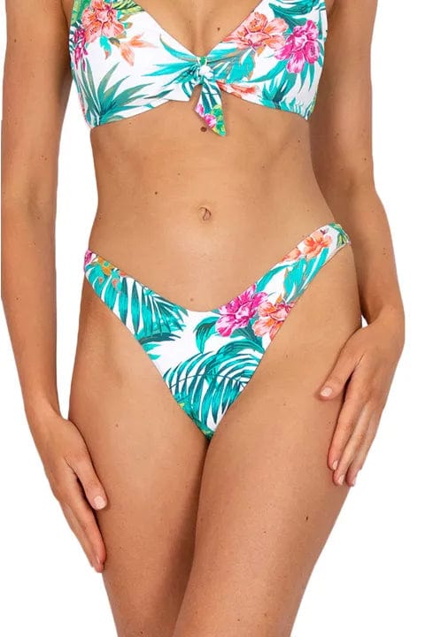 Bermuda Rio Pant - White - Baku - Splash Swimwear  - Baku, bikini bottoms, June23, Womens, womens swim - Splash Swimwear 