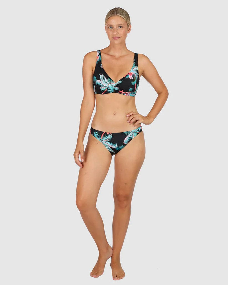 Baku Amalfi Long Line Bra & Amalfi Regular Pant Bikini Set - Black Baku Amalfi Long Line Bra & Amalfi Regular Pant Bikini Set - Black Splash Swimwear Bikini Set AU10/US6 / Black 1000022017