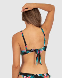 Baku Amalfi Long Line Bra - Black Baku Amalfi Long Line Bra - Black Splash Swimwear Bikini Tops