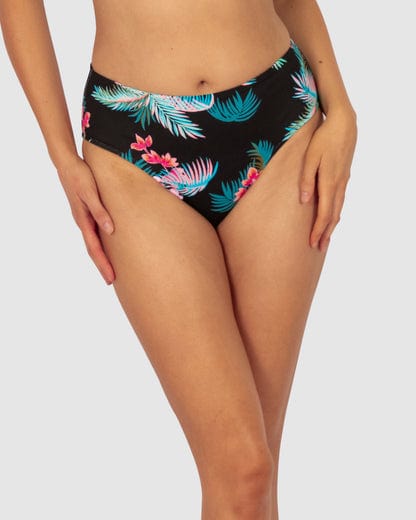 Baku Amalfi Mid Pant - Black Baku Amalfi Mid Pant - Black Splash Swimwear Bikini Bottoms