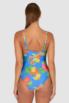 Baku Baku Cala Luna Booster One Piece - Maya Blue Cala Luna Booster Op | Baku Splash Swimwear One Pieces