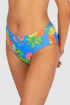 Baku Baku Cala Luna Mid Pant PANT632CLA-MYB-12 Cala Luna Mid Pant | Baku Splash Swimwear Bikini Bottoms Maya Blue / 12 9361355130943