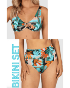 Baku Baku Grenada C-D Ring Front Bikini Bra Top & Firm Bikini Bottom Baku Grenada C-D Ring Front Bikini Bra Top & Firm Bikini Bottom Splash Swimwear Bikini Set 14 / Black 1000032039