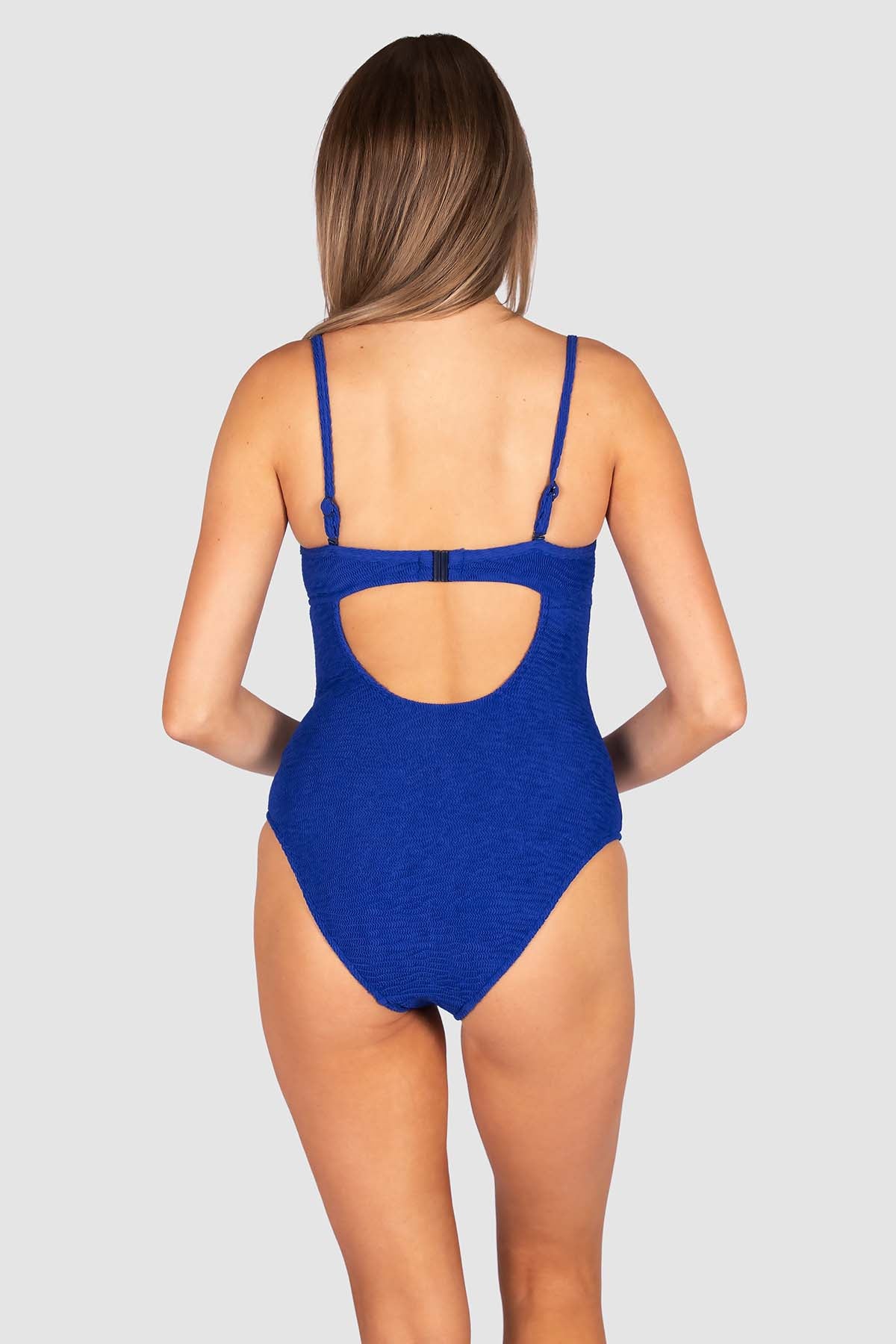 Baku Baku Ibiza Balconette One Piece - Lapis Baku Ibiza Balconette One Piece - Lapis Splash Swimwear One Pieces