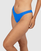 Baku Baku Ibiza Cheeky High Cut Bikini Bottom- Maya Blue Baku Ibiza Cheeky High Cut Bikini Bottom- Maya Blue Splash Swimwear