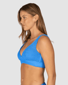 Baku Baku Ibiza D-DD Longline Bra- Maya Blue Baku Ibiza D-DD Longline Bra- Maya Blue Splash Swimwear