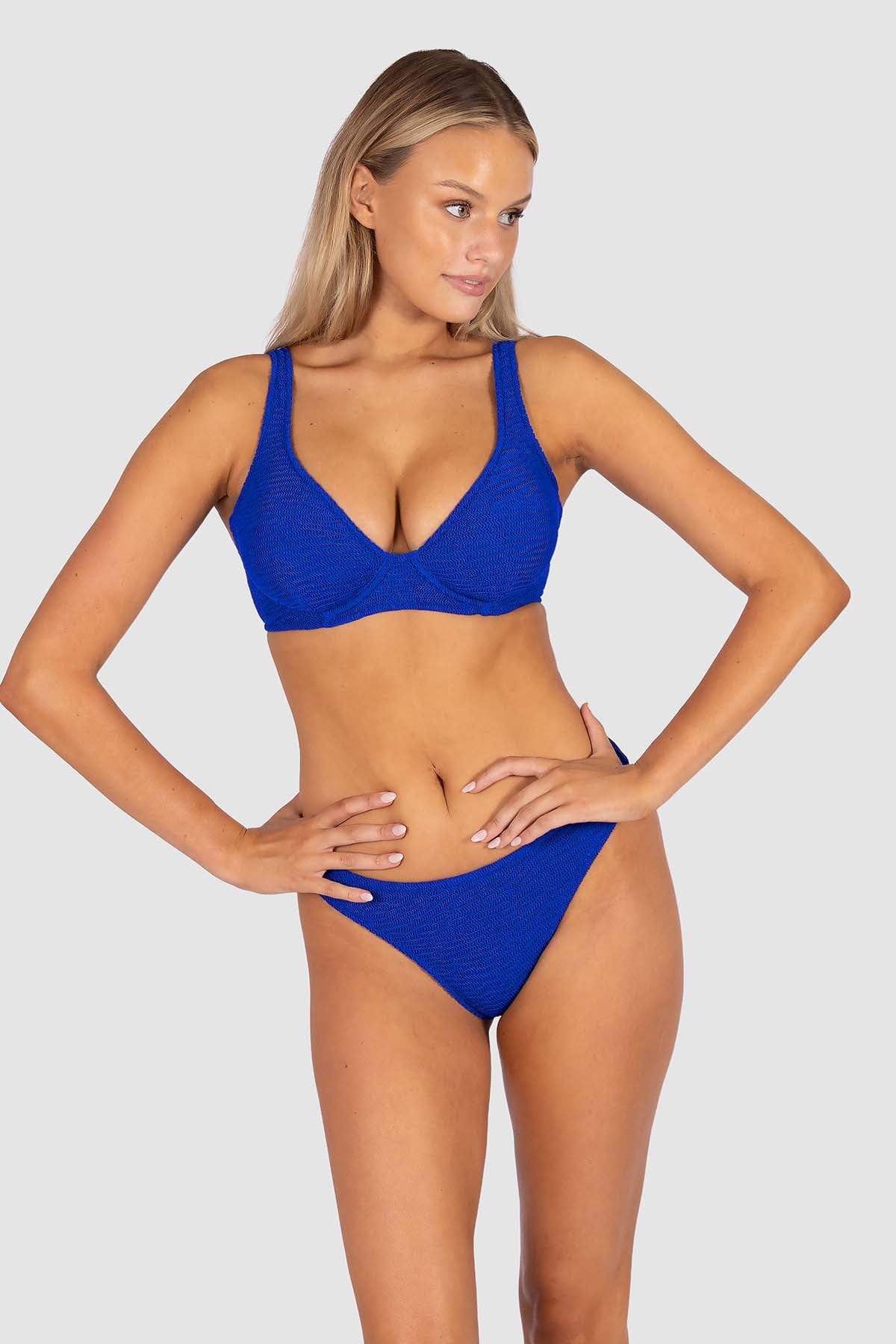 Baku Baku Ibiza DD/E Bra - Lapis Baku Ibiza DD/E Bra - Lapis Splash Swimwear Bikini Tops