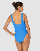 Baku Baku Ibiza Longline One Piece - Maya Blue Baku Ibiza Longline One Piece - Maya Blue Splash Swimwear