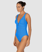 Baku Baku Ibiza Longline One Piece - Maya Blue Baku Ibiza Longline One Piece - Maya Blue Splash Swimwear