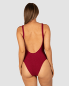 Baku Baku Ibiza Low Back One Piece - Scarlet Baku Ibiza Low Back One Piece - Scarlet Splash Swimwear