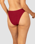 Baku Baku Ibiza Ring Hipster Bikini Bottom- Scarlet Baku Ibiza Ring Hipster Bikini Bottom- Scarlet Splash Swimwear