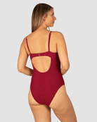 Baku Baku Ibiza Underwire Balconette One Piece - Scarlet Baku Ibiza Underwire Balconette One Piece - Scarlet Splash Swimwear