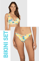 Baku Baku Jamaica D/DD Long Line Bra & Regular Pant Bikini Set Baku Jamaica D/DD Long Line Bra & Regular Pant Bikini Set Splash Swimwear Bikini Set AU10/US6 1000022332