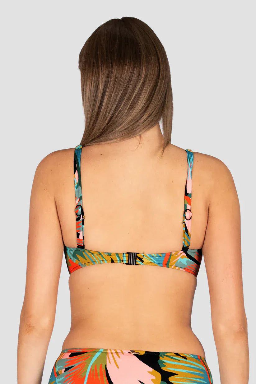 Baku Baku Kokomo D/DD Twist Bikini Bra Top - Black Baku Kokomo D.Dd Twist Bra | Baku Splash Swimwear Bikini Tops