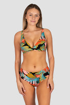 Baku Baku Kokomo D/DD Twist Bikini Bra Top - Black Baku Kokomo D.Dd Twist Bra | Baku Splash Swimwear Bikini Tops