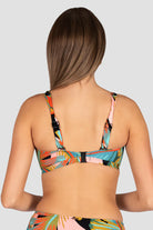 Baku Baku Kokomo F/G Cup Lace Up Bikini Bra - Black Baku Kokomo Efg Bra | Baku Splash Swimwear Bikini Tops