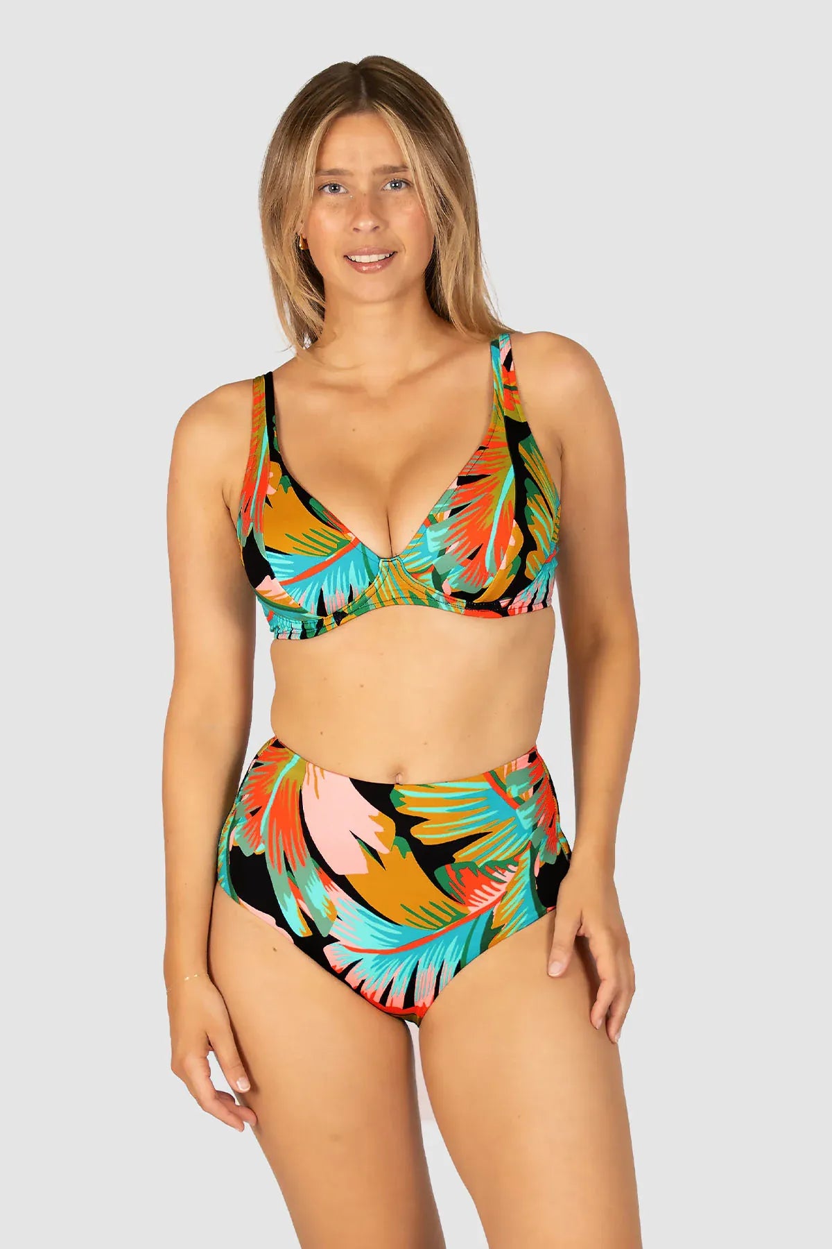 Baku Baku Kokomo Ultra High Pant - Black Baku Kokomo Ultra High | Baku Splash Swimwear Bikini Bottoms
