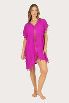 Baku Baku Moroccan Kaftan C242BWA Baku Moroccan Kaftan Splash Swimwear Kaftans & Cover Ups Dragonfruit / O/S 9361355090377