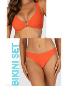 Baku Baku Positano C-D Trim Bra & Regular Bikini Bottom Baku Positano C-D Trim Bra & Regular Bikini Bottom Splash Swimwear Bikini Set 10 / Tangelo