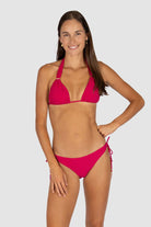 Baku Baku Positano Loopside Rio Bikini Bottom - Peony PANT665PNO-PEONY-8 Baku Positano Loopside Rio Bikini Bottom - Peony Splash Swimwear Bikini Bottoms 8 9361355154406