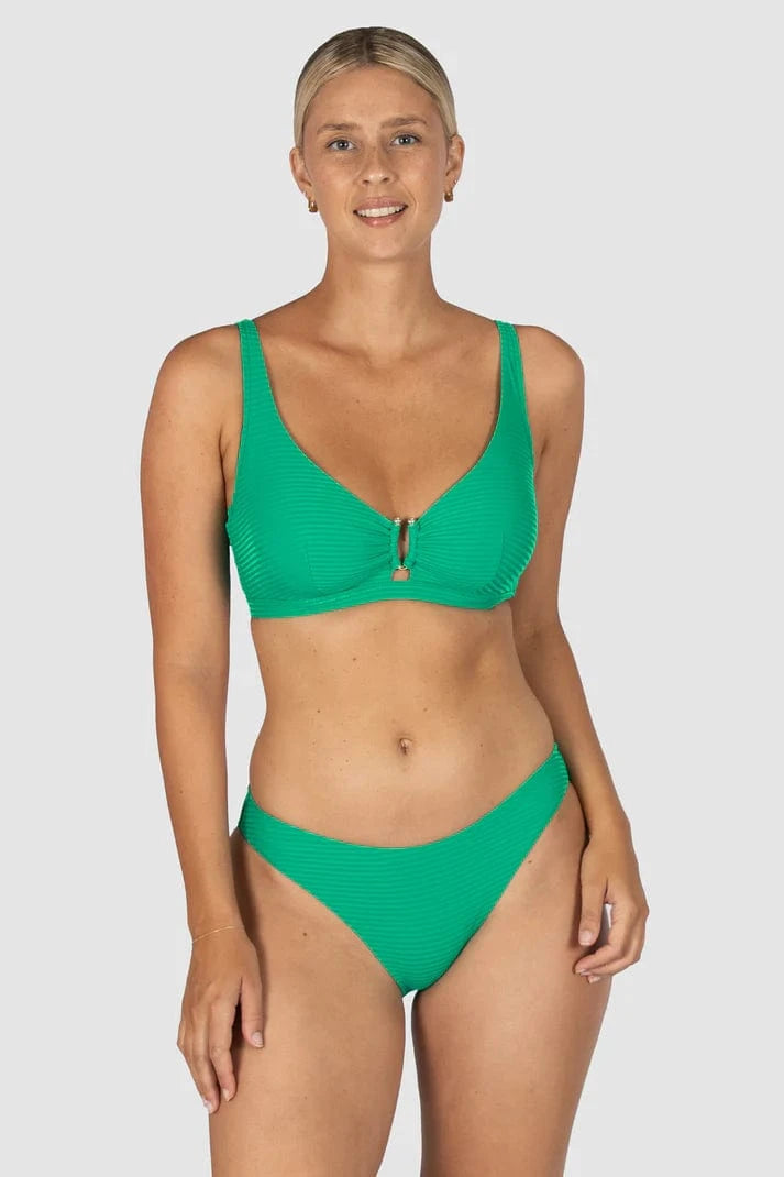 Baku Baku Positano Regular Bikini Bottom PANT719PTO Baku Positano Regular Bikini Bottom Splash Swimwear 8 / Emerald
