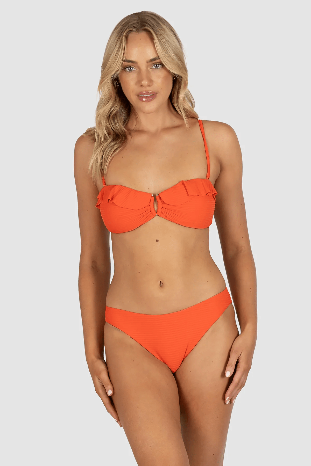 Baku Baku Positano Regular Bikini Bottom PANT719PTO Baku Positano Regular Bikini Bottom Splash Swimwear 8 / Tangelo