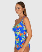 Baku Baku Rio Grande D-E Cup Underwire Singlet Top - Electric Baku Rio Grande D-E Cup Underwire Singlet Top - Electric Splash Swimwear