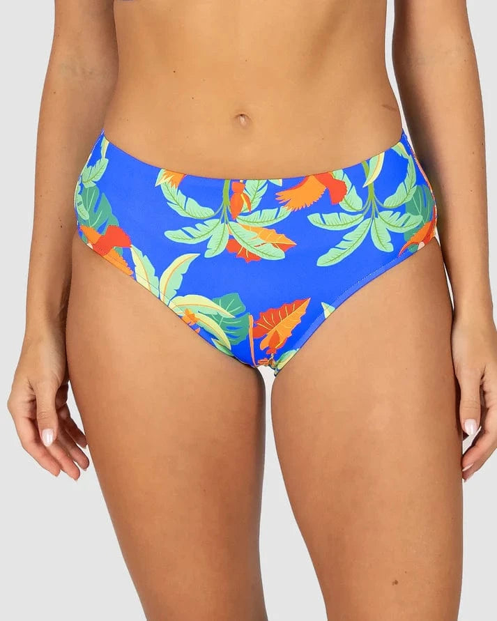 Baku Baku Rio Grande Mid Pant - Electric Baku Rio Grande Mid Pant - Electric Splash Swimwear