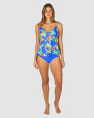 Baku Baku Rio Grande Multi Fit Wrap Singlet Top - Electric Baku Rio Grande Multi Fit Wrap Singlet Top - Electric Splash Swimwear