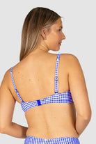 Baku Baku Riviera D/DD Retro Top - Sapphire Baku Riviera D/DD Retro Top - Sapphire Splash Swimwear Bikini Tops