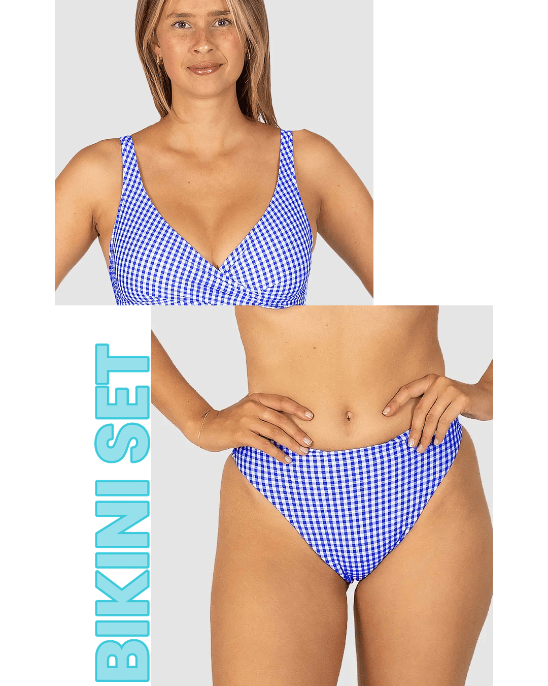 Baku Baku Riviera D-E Wrap Bra & High Waist Cheeky Pant Bikini Set - Sapphire BRA709RIV+PANT828RIV-10 Baku Riviera D-E Wrap Bra & High Waist Cheeky Pant Bikini Set - Sapphire Splash Swimwear Bikini Set 10 35689761033209