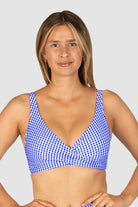 Baku Baku Riviera D.E Wrap Bra - Sapphire Baku Riviera D.E Wrap Bra - Sapphire Splash Swimwear