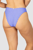 Baku Baku Riviera High Waist Cheeky Pant - Sapphire Baku Riviera High Waist Cheeky Pant - Sapphire Splash Swimwear Bikini Bottoms