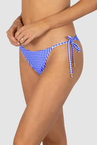 Baku Baku Riviera Rio Tie Side Pant - Sapphire Baku Riviera Rio Tie Side Pant - Sapphire Splash Swimwear Bikini Bottoms