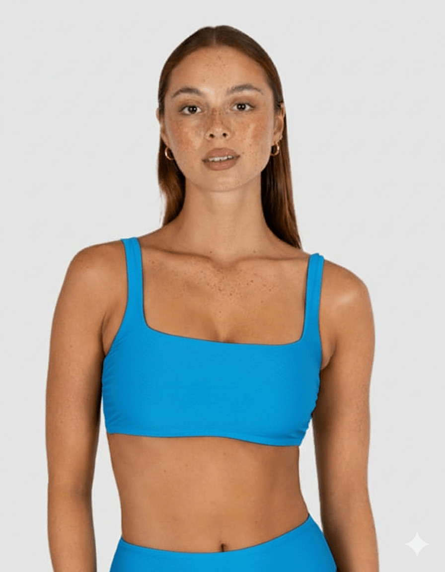 Baku Baku Rococco Bralette - Capri Baku Rococco Bralette - Capri Splash Swimwear