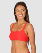 Baku Baku Rococco Bralette - Flame BRA452RKS Baku Rococco Bralette - Flame Splash Swimwear Bikini Tops 14 9361355047098