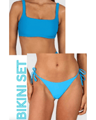Baku Baku Rococco Bralette & Rio Tieside - Capri Baku Rococco Bralette & Rio Tieside - Capri Splash Swimwear Bikini Set 8