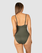 Baku Baku Rococco C/DD Cup Plunge One Piece- Amazon Baku Rococco C/DD Cup Plunge One Piece- Amazon Splash Swimwear