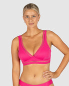 Baku Baku Rococco D-DD Long Line - Dragonfruit Baku Rococco D-DD Long Line - Dragonfruit Splash Swimwear