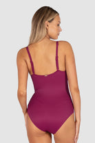 Baku Baku Rococco D/E One Piece - Berry Baku Rococco D/E One Piece - Berry Splash Swimwear One Pieces