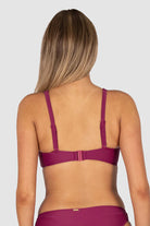 Baku Baku Rococco D.E Wrap Bra - Berry Baku Rococco D.E Wrap Bra - Berry Splash Swimwear Bikini Tops