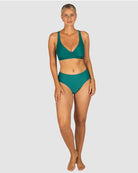 Baku Baku Rococco D/E Wrap Bra - Jungle Baku Rococco D/E Wrap Bra - Jungle Splash Swimwear Bikini Tops