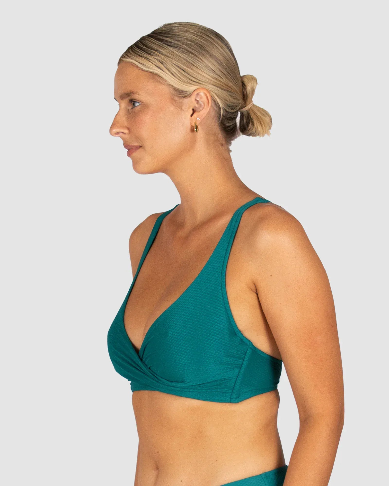 Baku Baku Rococco D/E Wrap Bra - Jungle Baku Rococco D/E Wrap Bra - Jungle Splash Swimwear Bikini Tops