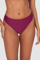 Baku Baku Rococco High Cheeky - Berry Baku Rococco High Cheeky - Berry Splash Swimwear Bikini Bottoms