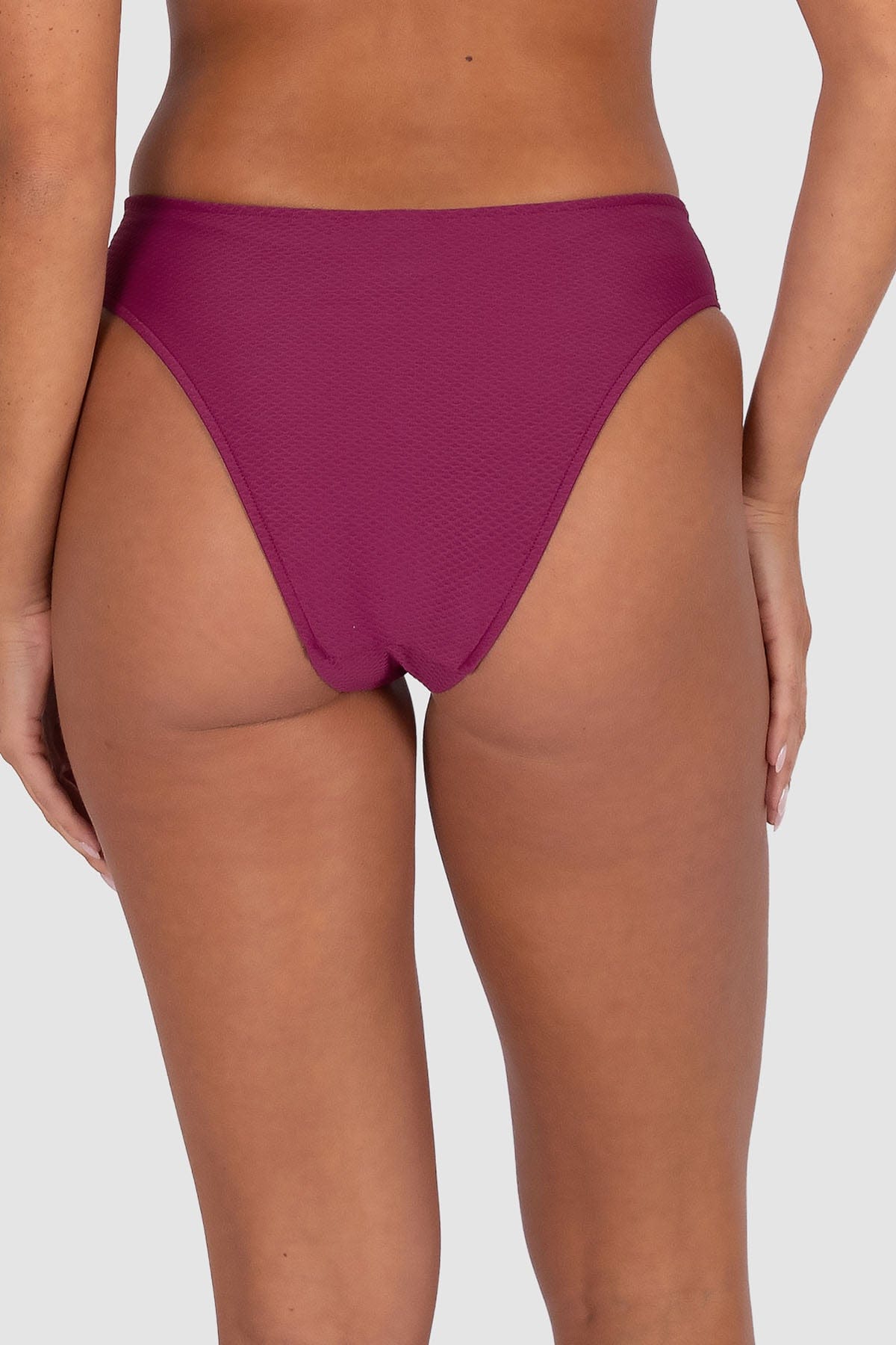 Baku Baku Rococco High Cheeky - Berry Baku Rococco High Cheeky - Berry Splash Swimwear Bikini Bottoms