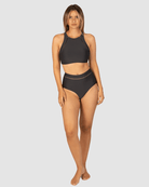 Baku Baku Rococco High Neck Bikini Bra Top - Cacao Baku Rococco High Neck Bikini Bra Top - Cacao Splash Swimwear